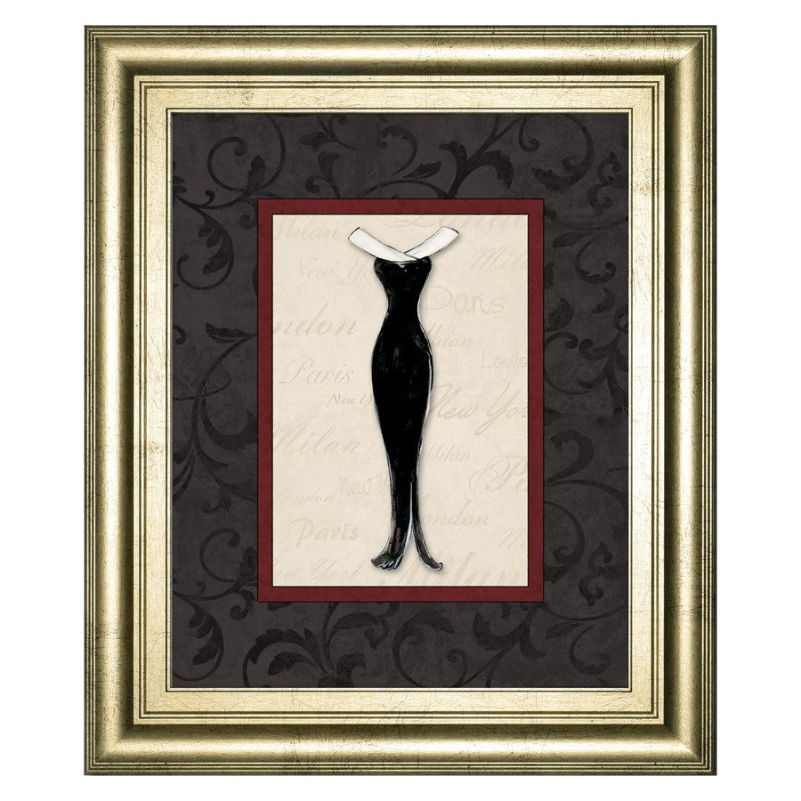 Classy Living Elegant Silhouette Wall Art 22x26in | Contemporary Gilded Radiance Frame | Living Room & Bedroom Fashion Decor | 1 x 22 x 26 in | Model 4901