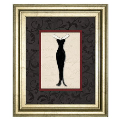 Classy Living Elegant Silhouette Wall Art 22x26in | Contemporary Gilded Radiance Frame | Living Room & Bedroom Fashion Decor | 1 x 22 x 26 in | Model 4901