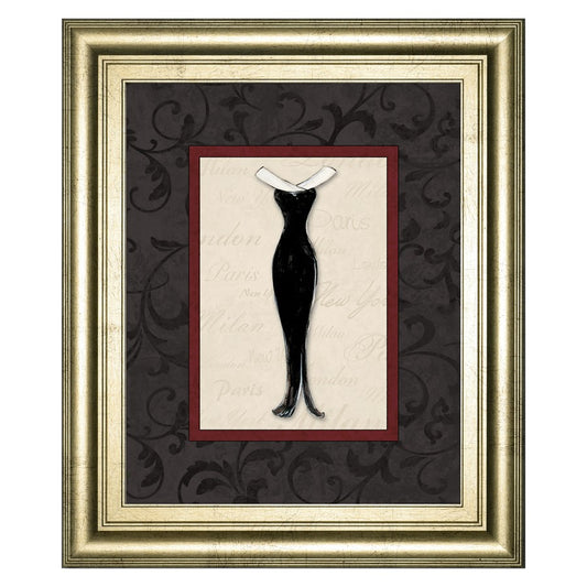 Classy Living Elegant Silhouette Wall Art 22x26in | Contemporary Gilded Radiance Frame | Living Room & Bedroom Fashion Decor | 1 x 22 x 26 in | Model 4901