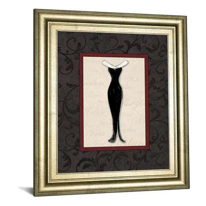 Classy Living Elegant Silhouette Wall Art 22x26in | Contemporary Gilded Radiance Frame | Living Room & Bedroom Fashion Decor | 1 x 22 x 26 in | Model 4901