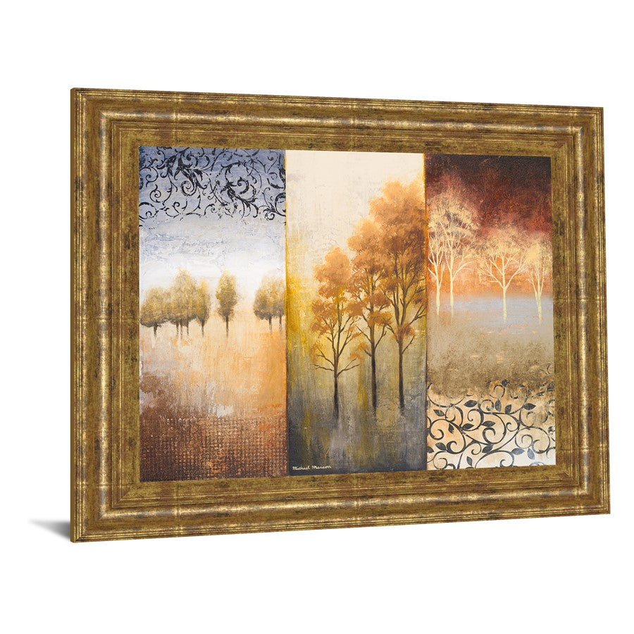 Classy Living Lost In Trees II 26x22in Wall Art | Contemporary Gilded Radiance Frame and Paper Print | Living Room & Bedroom Decor | 26 x 22 | Model 4949