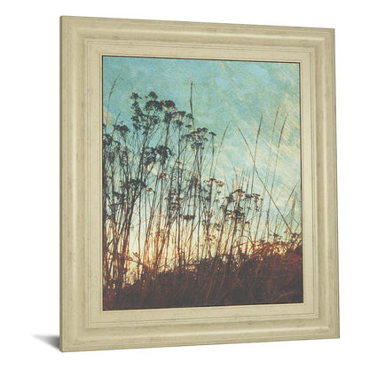 Classy Living Wild Grass 22x26in Wall Art | Contemporary Ivory Bliss MDF Frame and Paper Art | Living Room & Bedroom Botanical Decor | 1 x 22 | Model 8097