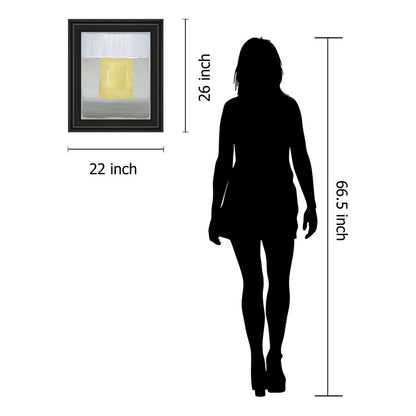 Classy Living Halflight II 22x26in Wall Art | Contemporary Midnight Aura MDF Frame with Glass | Living Room & Office Decor | 1 x 22 x 26 in | Model 8117