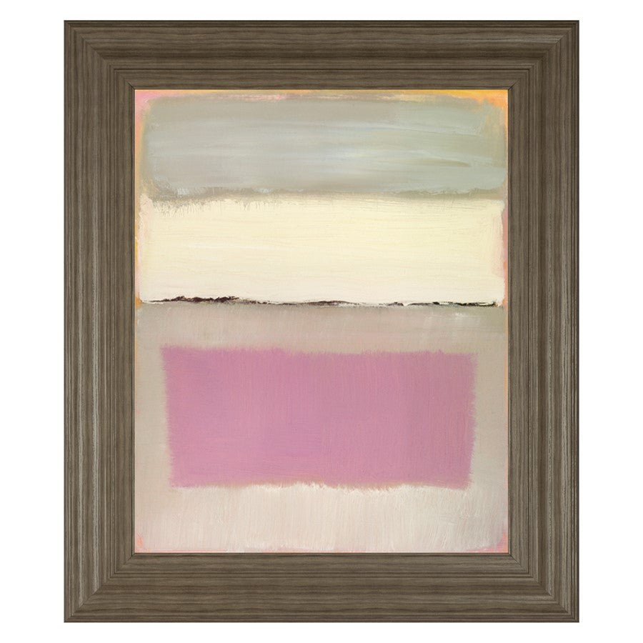 Classy Living Twilight Harmony 22x26in Wall Art | Contemporary Abstract Multicolor on Paper in Tranquil Ash MDF Frame | Living Room & Bedroom | Model 8124