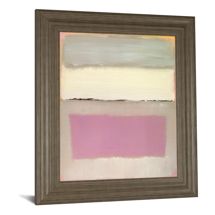 Classy Living Twilight Harmony 22x26in Wall Art | Contemporary Abstract Multicolor on Paper in Tranquil Ash MDF Frame | Living Room & Bedroom | Model 8124