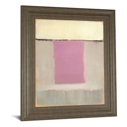 Classy Living Serene Blocks 22x26in Wall Art | Contemporary Abstract in Tranquil Ash MDF Frame | Living Room & Bedroom Decor | 22 x 26 x 1 in | Model 8125