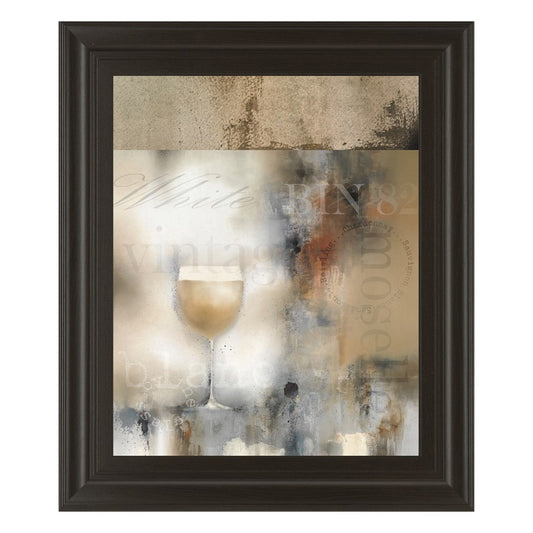 Classy Living Cellar Whisper Wall Art 22x26in | Industrial Dark Chocolate MDF Frame with Glass | Dining Room & Living Room Decor | 22 x 26 x | Model 8139