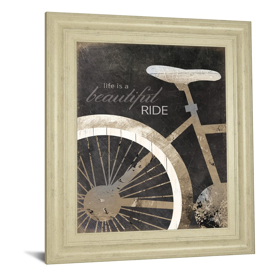 Classy Living Beautiful Ride 22x26in Wall Art | Traditional Ivory Bliss MDF Frame | Living Room & Office Inspirational Decor | 22 x 26 x 1 in | Model 8191