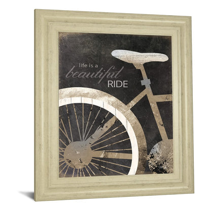 Classy Living Beautiful Ride 22x26in Wall Art | Traditional Ivory Bliss MDF Frame | Living Room & Office Inspirational Decor | 22 x 26 x 1 in | Model 8191