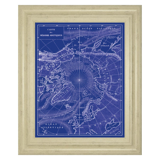 Classy Living Arctic Voyage Wall Art 22x26in | Industrial Ivory Bliss MDF Frame | Living Room & Office Decor | 1 x 22 x 26 in | Model 8196
