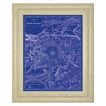 Classy Living Arctic Voyage Wall Art 22x26in | Industrial Ivory Bliss MDF Frame | Living Room & Office Decor | 1 x 22 x 26 in | Model 8196
