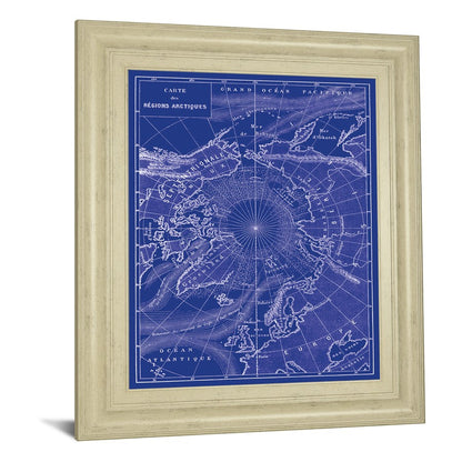 Classy Living Arctic Voyage Wall Art 22x26in | Industrial Ivory Bliss MDF Frame | Living Room & Office Decor | 1 x 22 x 26 in | Model 8196