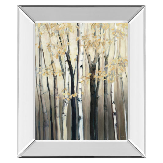 Classy Living Birch Glow Wall Art 22x26in | Country/Farmhouse Mirrored Frame | Living Room & Bedroom Decor | 22 x 26 x 3 in | Model 8273MF