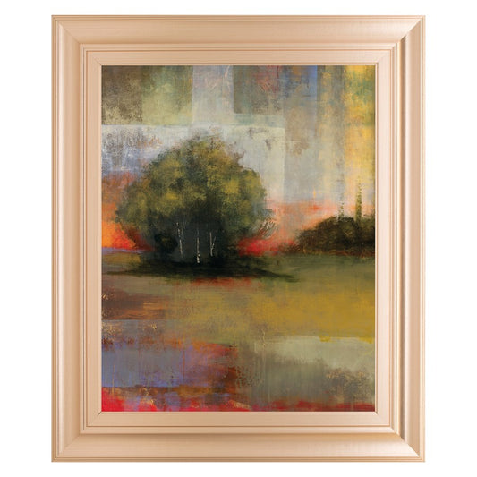 Classy Living Radiance I 22x26in Rectangular Wall Art | Contemporary Rose Gold Romance MDF Frame and Paper Art | Living Room & Bedroom Decor | Model 8310