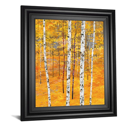 Classy Living Iridescent Trees IV Wall Art 22x26in | Contemporary Mixed Media Paper on MDF | Living Room & Office Decor | 22 x 26 x 1 in | Model 8317