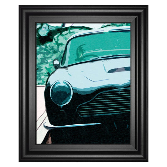 Classy Living Vintage Ride Wall Art 22x26in | Antique/Vintage Midnight Aura MDF Frame | Living Room & Office Decor | 22 x 26 x 1 in | Model 8328