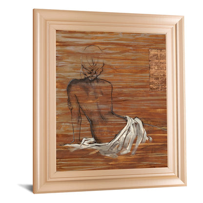 Classy Living Serene Reflection 22x26in Wall Art | Contemporary Rose Gold Romance MDF Frame | Living Room & Bedroom Decor | 1 x 22 x 26 in | Model 8351