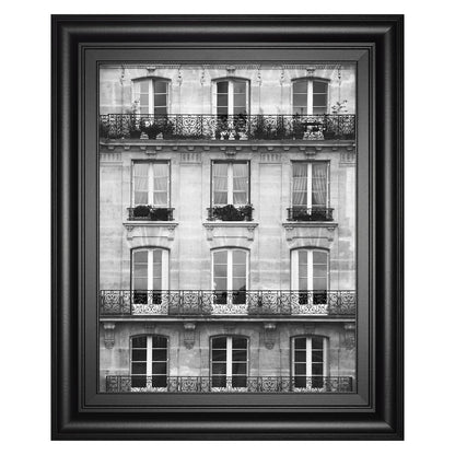 Classy Living Timeless Facade Wall Art 22x26in | Contemporary Midnight Aura MDF Frame | Living Room & Office Decor | 22 x 26 x 1 in | Model 8360