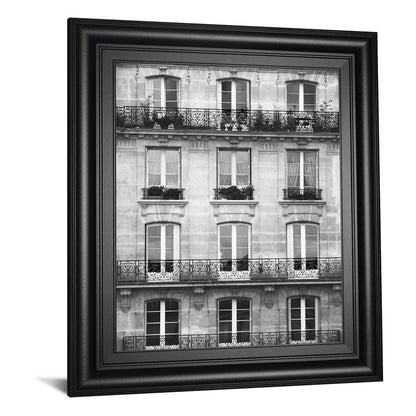 Classy Living Timeless Facade Wall Art 22x26in | Contemporary Midnight Aura MDF Frame | Living Room & Office Decor | 22 x 26 x 1 in | Model 8360
