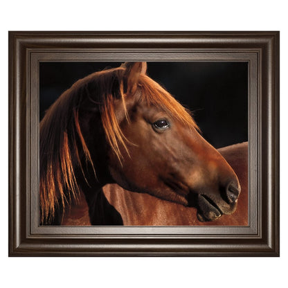 Classy Living Chestnut Majesty Wall Art 26x22in | Country Farmhouse Cinnamon Mocha MDF Frame | Living Room & Office Decor | 1 x 26 x 22 in | Model 8388