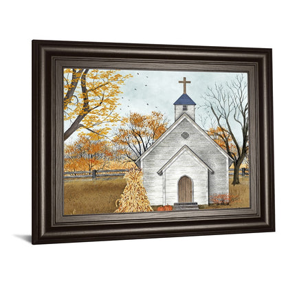 Classy Living Blessed Assurance Wall Art 26x22in | Traditional Dark Chocolate MDF Frame with Paper Art | Living Room & Office Faith-Inspired | Model 8404