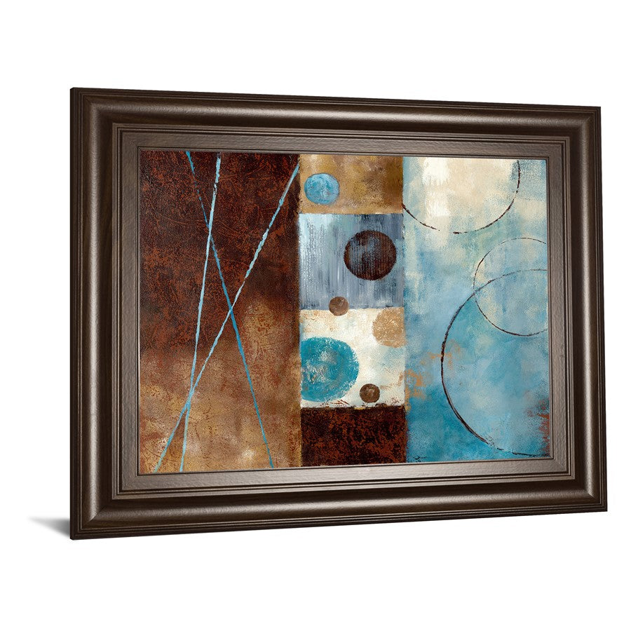 Classy Living Roll With It Wall Art 26x22in | Contemporary Abstract Cinnamon Mocha Frame | Living Room & Office Decor | 26 x 22 x 1 in | Model 8425