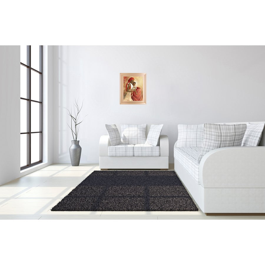 Classy Living Maternal Embrace 22x26in Wall Art | Contemporary Rose Gold Romance Frame | Living Room & Bedroom Decor | 22 x 26 x 1 in | Model 8431