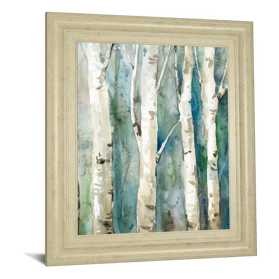 Classy Living Whispering Trunks 22x26in Wall Art | Transitional Paper on MDF in Ivory Bliss Frame | Living Room & Office Tranquil Decor | 22 | Model 8449