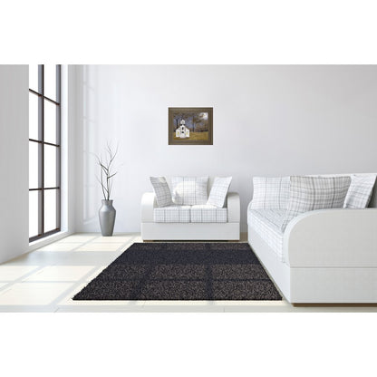 Classy Living Twilight Sanctuary Wall Art 26x22in | Transitional Tranquil Ash MDF Frame | Living Room & Office Decor | 26 x 22 x 1 in | Model 8459