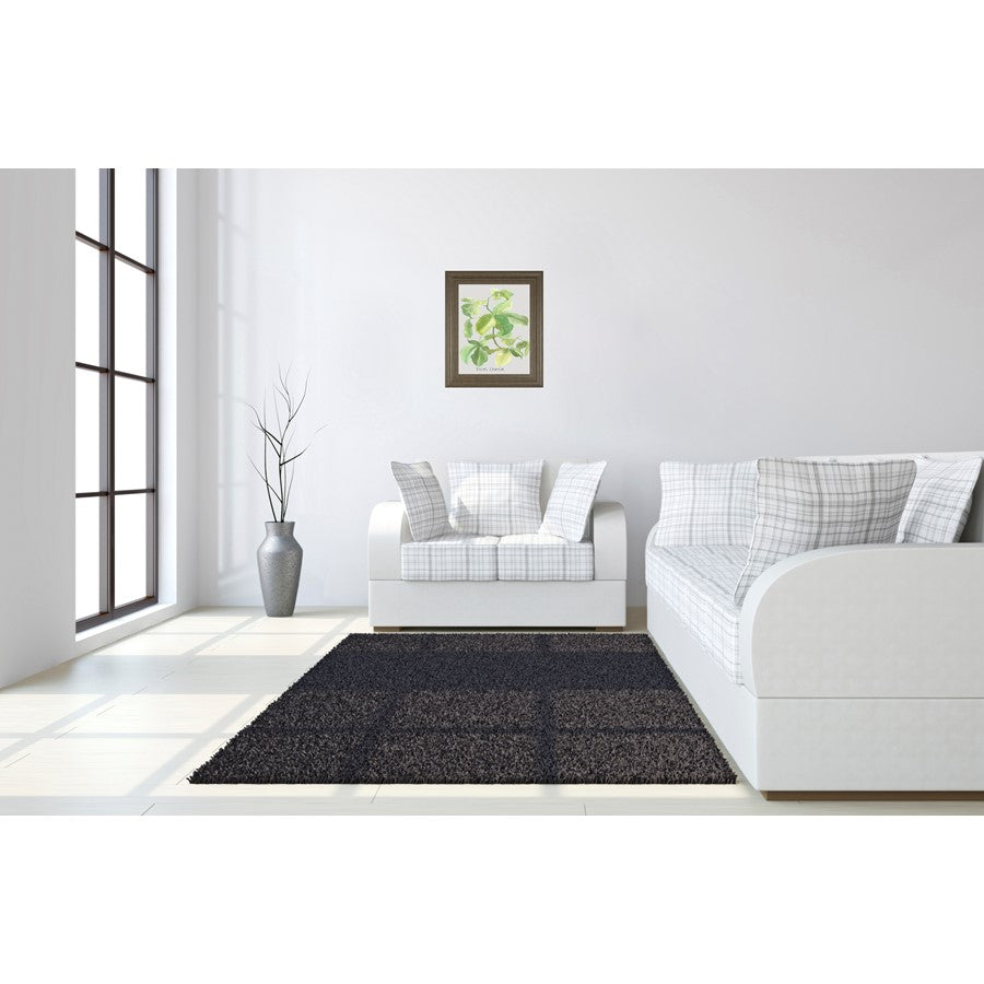 Classy Living Fig Leaf Harmony Wall Art 22x26in | Transitional Tranquil Ash MDF Frame | Living Room & Bedroom Botanical Decor | 1 x 22 x 26 in | Model 8461