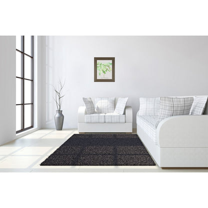 Classy Living Ficus Elegance 22x26in Wall Art | Transitional Tranquil Ash MDF Frame with Real Glass | Living Room & Office Botanical Decor | Model 8462