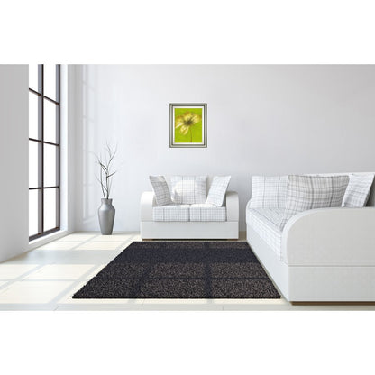 Classy Living Floral Burst 22x26in Wall Art | Transitional Silver Serenity MDF Frame | Living Room & Bedroom Botanical Decor | 1 x 22 x 26 in | Model 8468