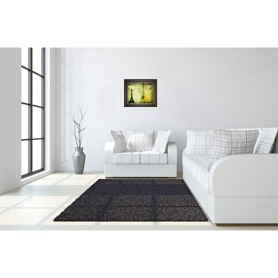 Classy Living Wishful Hearts II Wall Art 26x22in | Transitional Multicolor Paper Art in Dark Chocolate MDF Frame | Living Room & Office Decor | Model 8469