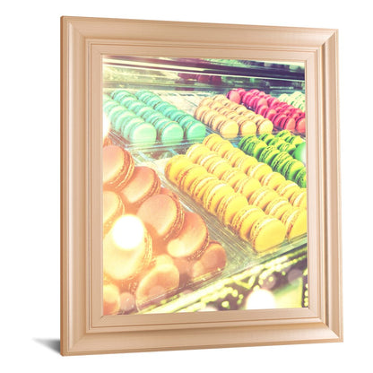 Classy Living Sweet Macarons 22x26in Wall Art | Contemporary Rose Gold Romance MDF Frame | Kitchen & Dining Room Decor | 22 x 26 x 1 in | Model 8479