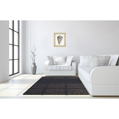 Classy Living Coastal Shell Wall Art 22x26in | Transitional Ivory MDF Frame with Paper Print | Living Room & Bedroom Decor | 1 x 22 x 26 in | Model 8489