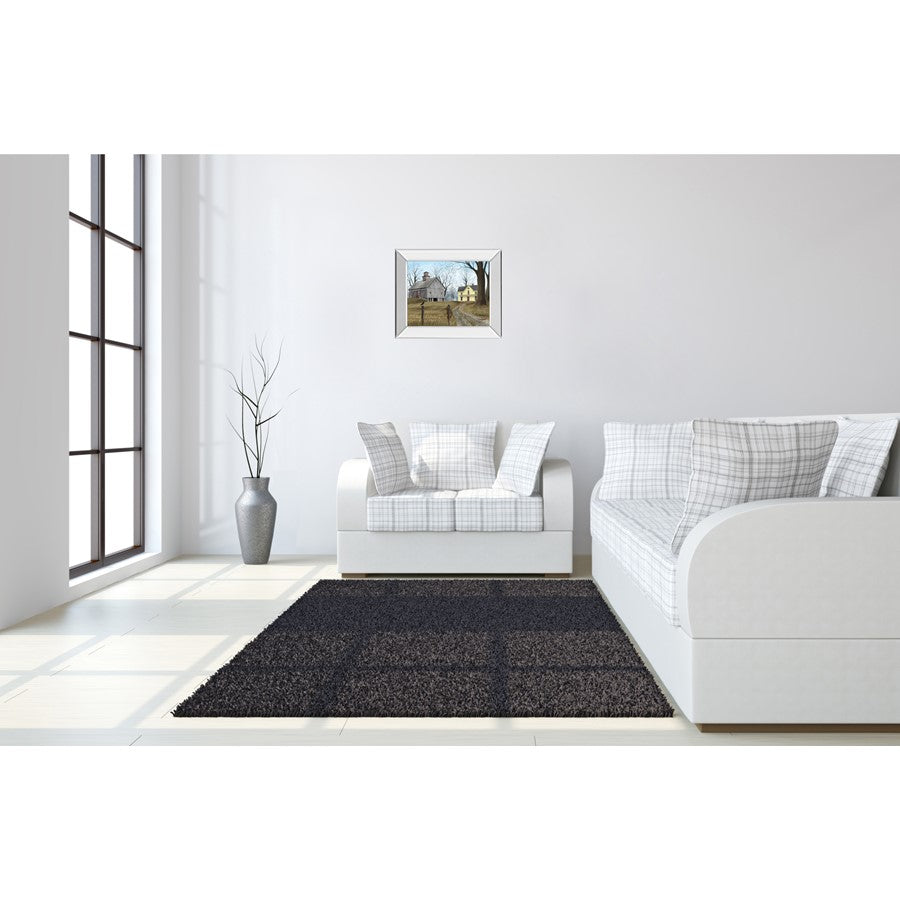 Classy Living Country Homestead 26x22in Wall Art | Traditional Mirrored Frame | Living Room & Office Decor | 26 x 22 x 3 in | Model 8521MF
