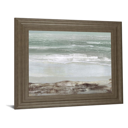Classy Living Grey Dawn Wall Art 26x22in | Transitional Tranquil Ash MDF Frame | Living Room & Bedroom Coastal Decor | 26 x 22 x 1 in | Model 8566