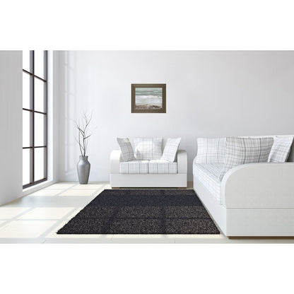 Classy Living Grey Dawn Wall Art 26x22in | Transitional Tranquil Ash MDF Frame | Living Room & Bedroom Coastal Decor | 26 x 22 x 1 in | Model 8566