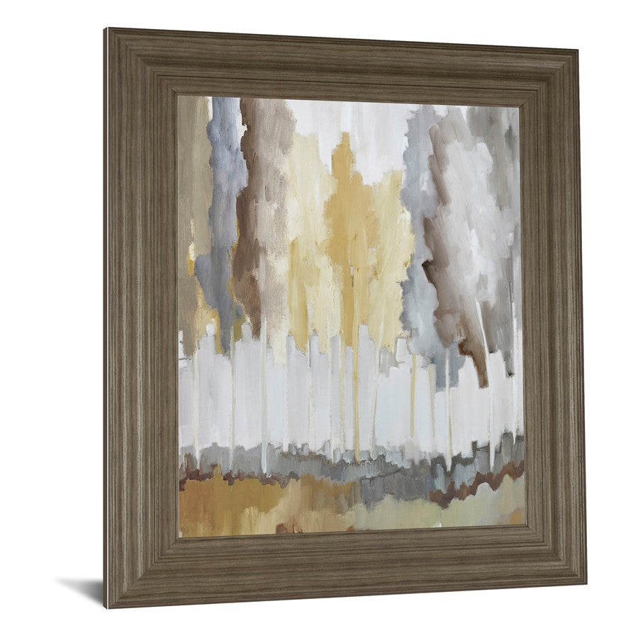 Classy Living Field Harmony Wall Art 22x26in | Contemporary Multicolor Abstract on Paper in Tranquil Ash MDF Frame | Living Room & Office | Model 8568