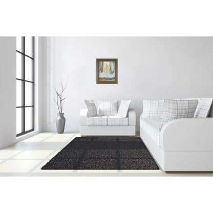 Classy Living Field Harmony Wall Art 22x26in | Contemporary Multicolor Abstract on Paper in Tranquil Ash MDF Frame | Living Room & Office | Model 8568