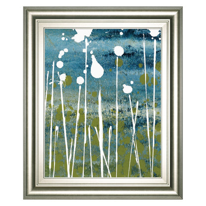 Classy Living Twilight Meadow 22x26in Wall Art | Contemporary Silver Serenity MDF Frame | Living Room & Bedroom Decor | 1 x 22 x 26 in | Model 8572