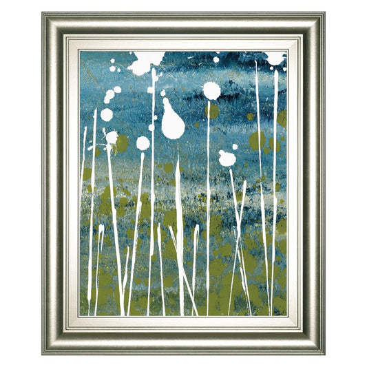 Classy Living Twilight Meadow 22x26in Wall Art | Contemporary Silver Serenity MDF Frame | Living Room & Bedroom Decor | 1 x 22 x 26 in | Model 8572