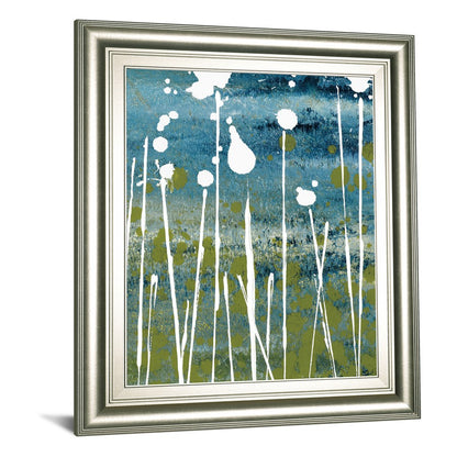 Classy Living Twilight Meadow 22x26in Wall Art | Contemporary Silver Serenity MDF Frame | Living Room & Bedroom Decor | 1 x 22 x 26 in | Model 8572