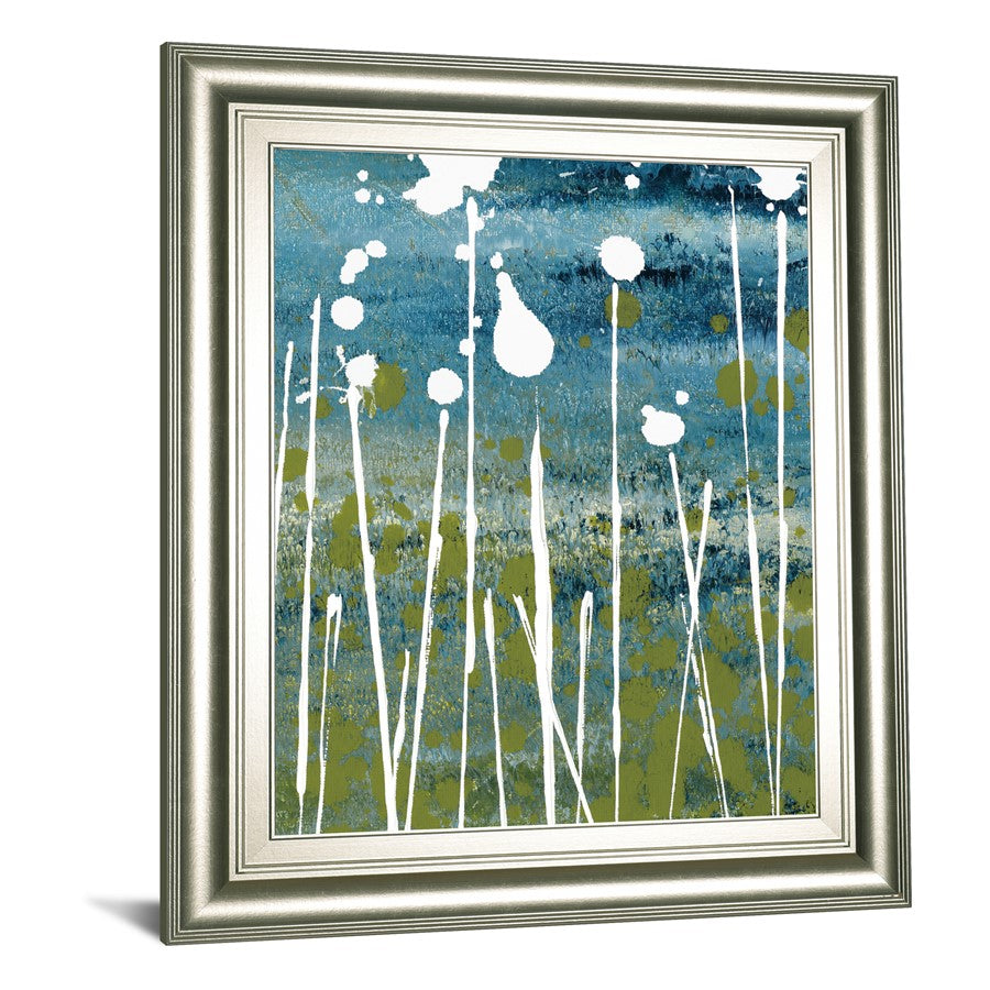 Classy Living Twilight Meadow 22x26in Wall Art | Contemporary Silver Serenity MDF Frame | Living Room & Bedroom Decor | 1 x 22 x 26 in | Model 8572