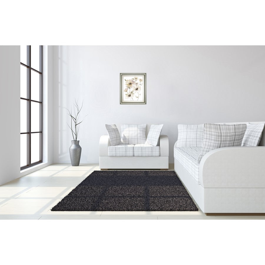 Classy Living Translucent Garden 22x26in Wall Art | Traditional Silver Serenity MDF Frame | Living Room & Bedroom Floral Decor | 1 x 22 x 26 | Model 8581