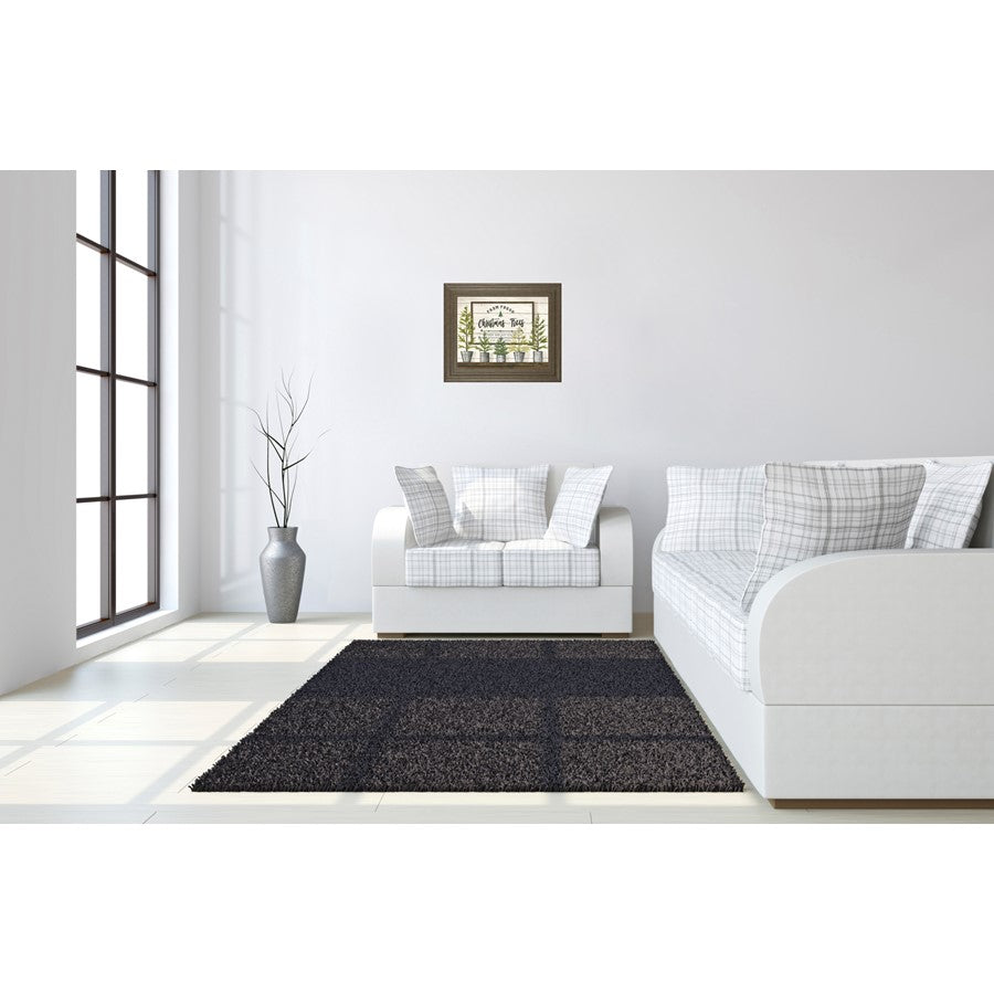 Classy Living Farmhouse Pines 26x22in Wall Art | Transitional Tranquil Ash MDF Frame | Living Room & Kitchen Holiday Decor | 1 x 26 x 22 in | Model 8588