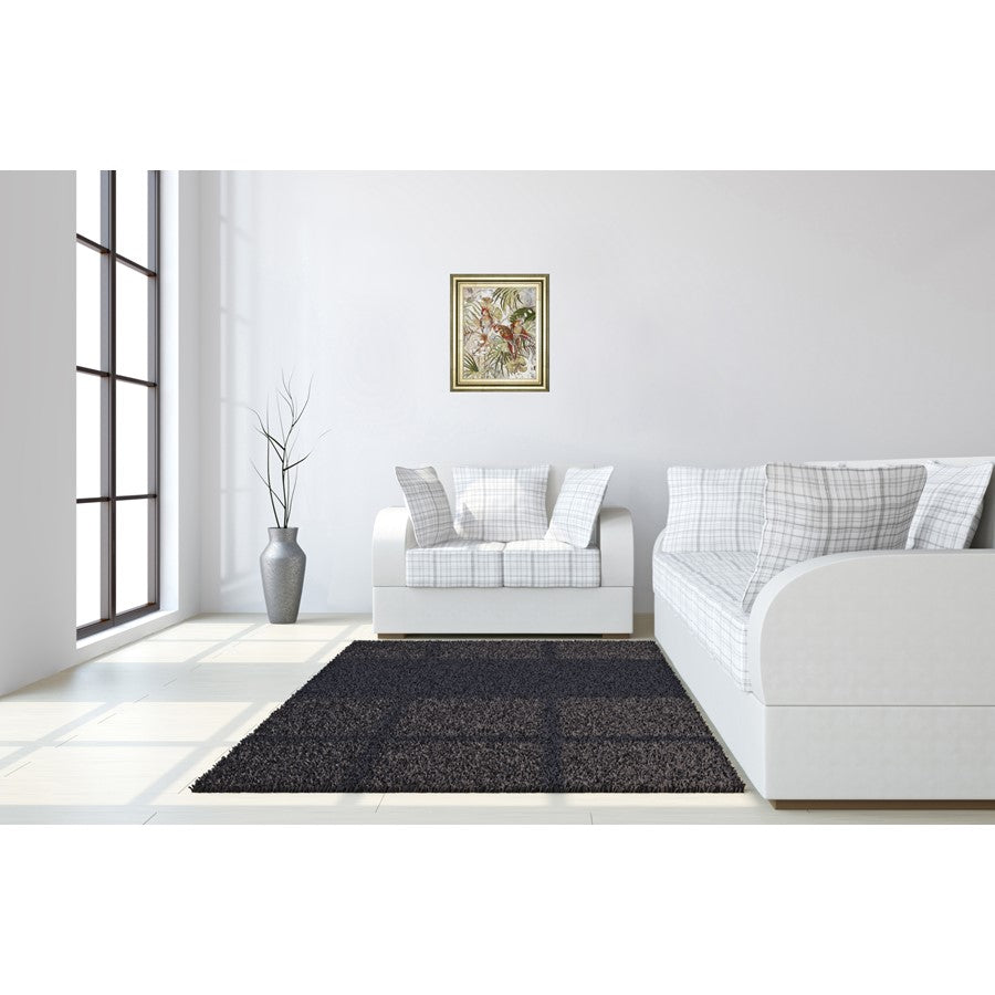 Classy Living Tropical Parrots 22x26in Wall Art | Transitional Gilded Radiance Frame on Paper | Living Room & Office Decor | 22 x 26 x 1 in | Model 8621