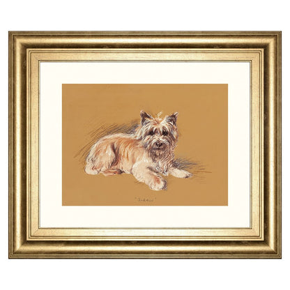 Classy Living Gentle Companion Wall Art 26x22in | Traditional Dog Portrait in Gilded Radiance Frame | Living Room & Office Decor | 1 x 26 x | Model 8636