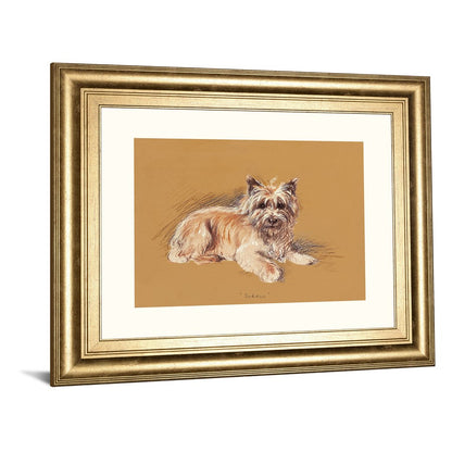 Classy Living Gentle Companion Wall Art 26x22in | Traditional Dog Portrait in Gilded Radiance Frame | Living Room & Office Decor | 1 x 26 x | Model 8636