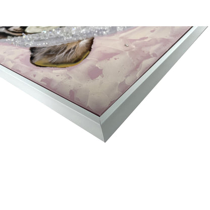 Classy Living Refreshing Spa Retreat 36"x24", Pink/White/Brown/Black/Silver